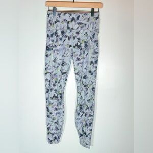 Athleta Rainier Tight – Multicolor Abstract Print – Size S – High Rise